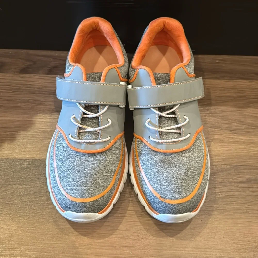 Anodyne No. 45 Sport Jogger Diabetic Shoes Women's Size 8.5M Orange/Gray - Picture 1 of 5